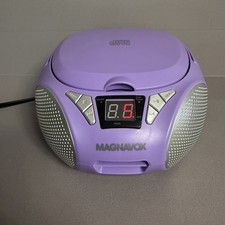 Magnavox MD6922 Purple Portable CD Player Boombox Compact Fully Tested CD AM/FM