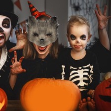 Polyester Halloween Gloves Wolf Claw Cat Paw Mi ttens W0W Bear Cosplay M8U0