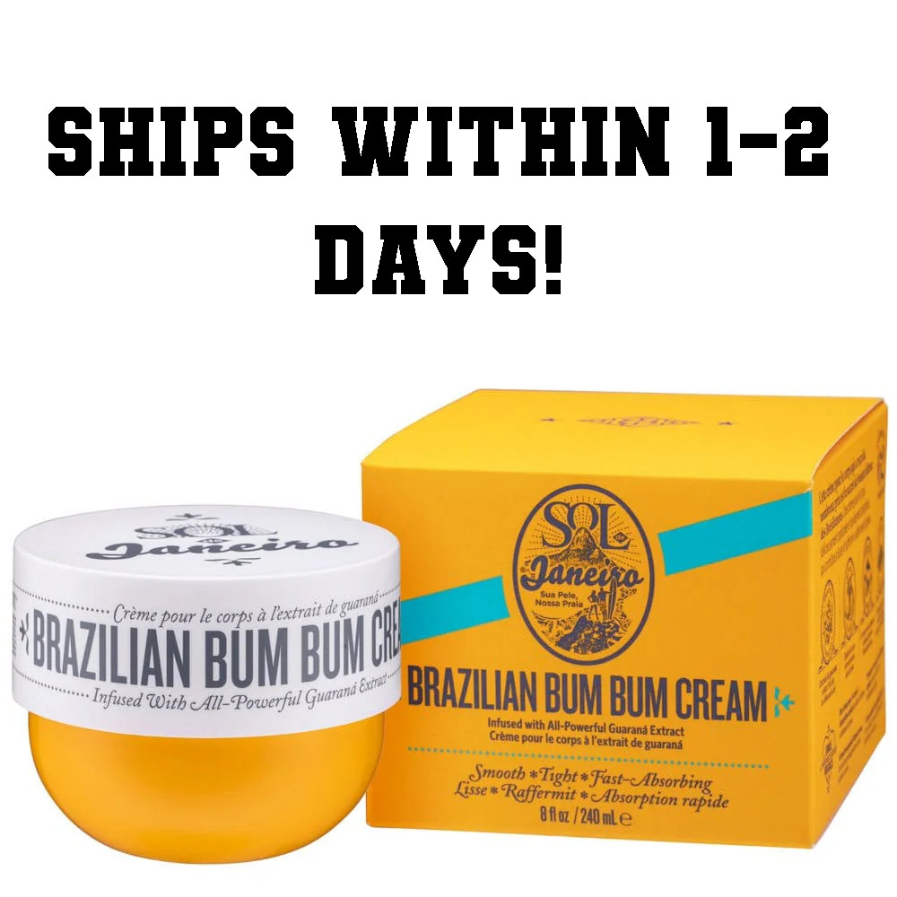 Brazilian Bum Bum Cream 8 fl oz / 240 ml NIB