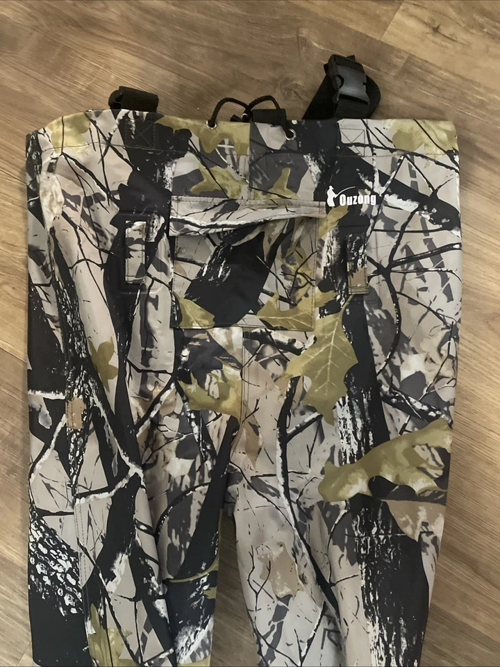 Ouzong Waist Waders For Duck Hunting Or Fishing, Size 35 Or 3.5 US - Image 2 of 4