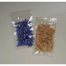 Reclosable Bag, Zip Seal, 8 in L, 5 in W, 2 mil Thick, Polypropylene, Clear