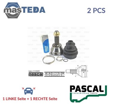 G1G006PC GELENK ANTRIEBSWELLE WHEEL SIDE PASCAL 2PCS FÜR MAZDA 121 III