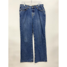 Lucky Brand By Gene Montesano Women's Flare Jeans 14 Blue Denim Made In America
