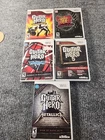 GUITAR HERO WII: METALLICA, VAN HALEN, WARRIOR OF ROCK,WORLD TOUR,GUITAR HERO 5