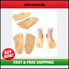 Funny Feet Slippers - Realistic Big Foot Shoe Covers for Halloween Costume Props