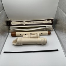 Yamaha Alto Recorder Baroque 3-Piece Plastic Recorder w/ Pouch Japan Straight