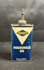 1960s Metal Sunoco Oiler Oil Can