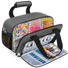 Case Organizer for up to 216 Markers, Large Bag With Carrying Handle, Holder ...