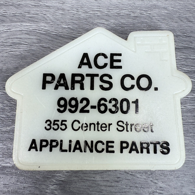 #ad #ad Vtg Fridge Magnet Ace Parts Co Appliances 355 Center St Ashtabula OH Advertising $12.99