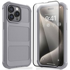 For iPhone 15 Plus 15 Pro Max Phone Case Double Layers Cover / Screen Protector