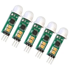 5 Pack HC-SR505 PIR Motion Sensor Mini Infrared Detector Module Arduino DIY