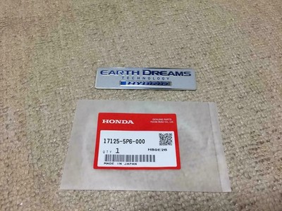 HONDA Genuine Emblem 17125-5P6-000 Earth Dreams Technology HYBRID JDM Japan