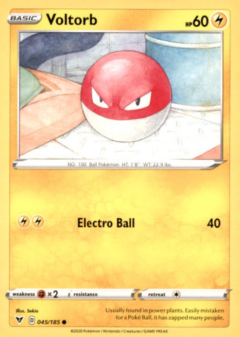 SWSH04: Vivid Voltage #045/185 Voltorb