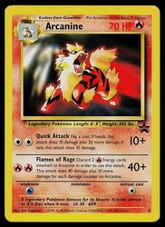 Arcanine #6 Black Star Promo WOTC
