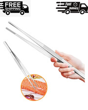 Kitchen Tweezers Tongs Stainless Steel 12 Inch Long Tweezers Heavy Duty large fo
