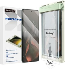 2PCS Tempered Glass Screen Protector for Motorola Moto Edge 2025 3D Curved Full