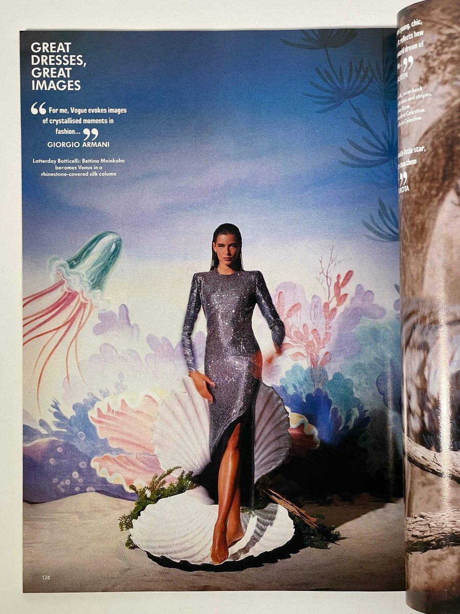 VOGUE UK June 1991 Supermodel cover-Evangelista, Turlington