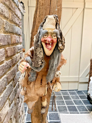 Künstler-Marionette -Handarbeit-Unikat-Hexe-Hänsel und Gretel