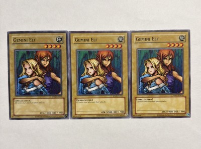 Yugioh Gemini Elf 2025 RP02-EN026 Play Set Of 3 NM/LP