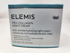 ELEMIS Pro-Collagen Night Cream 1.6oz / 50ml Anti-Wrinkle Moisturizer NEW