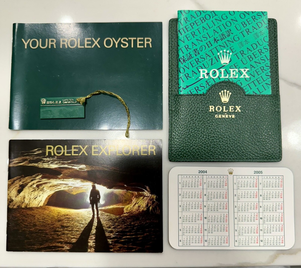 Authentic Vintage Rolex Explorer 114270 16570 Booklet Manual FULL