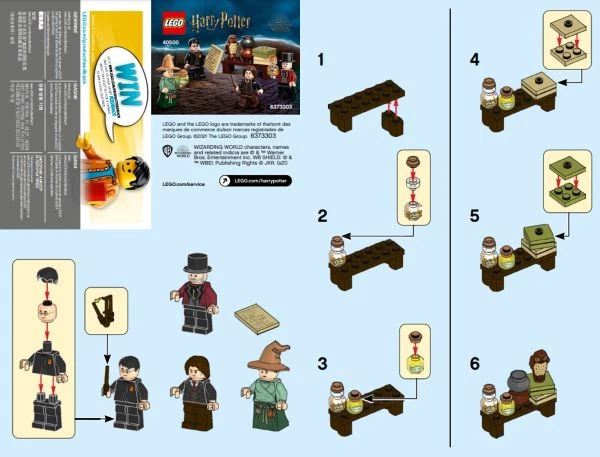 LEGO Harry Potter: Wizarding World Minifigure Accessory Set (40500) - Image 3 of 3