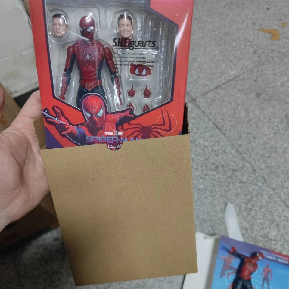 Figura de acción MarveI S.H.Figuarts Spider-Man: No Way Home colección juguetes en caja Foto 4 de 4