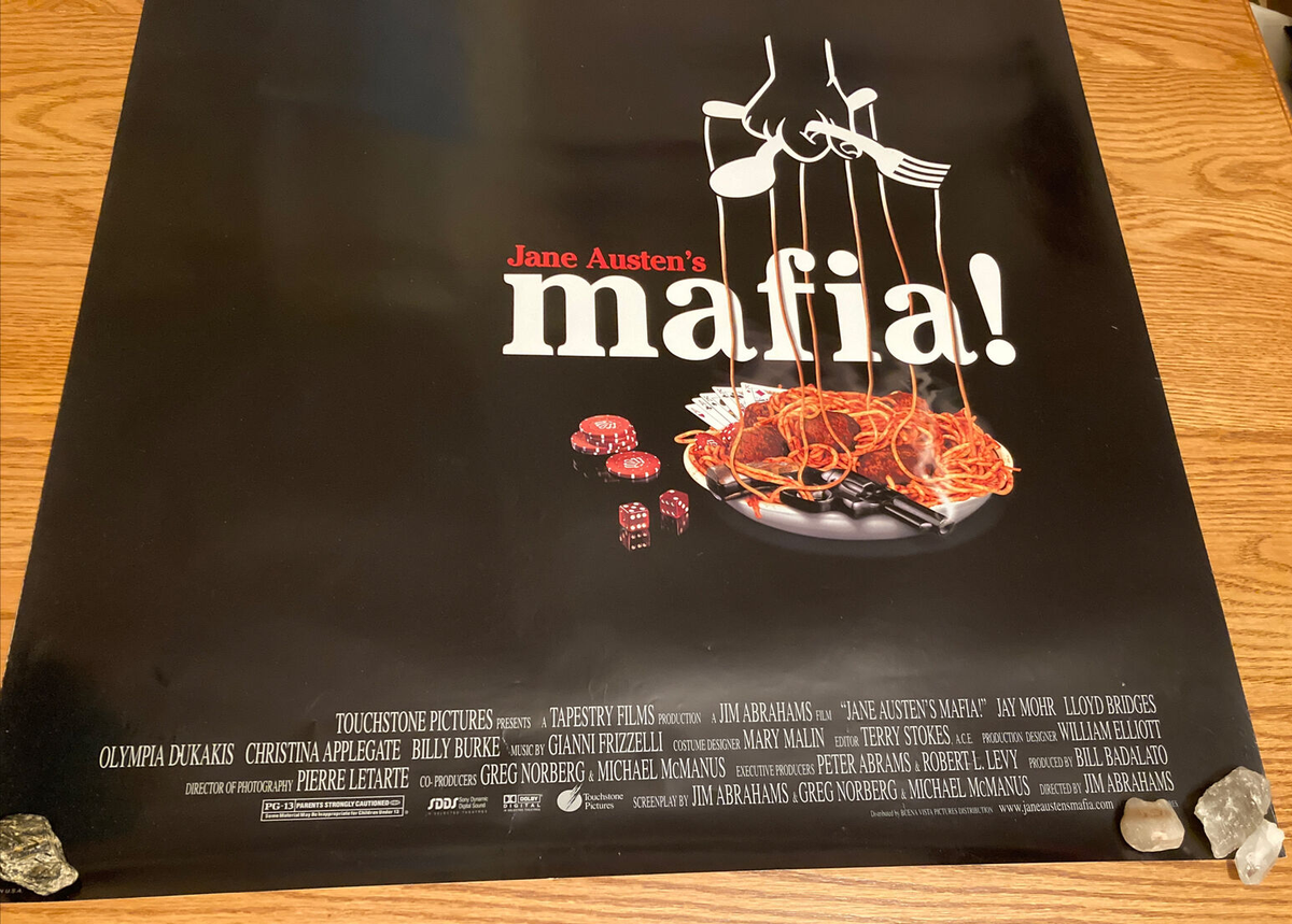 Jane Austen's Mafia 1998 double sided Rolled One Sheet Movie