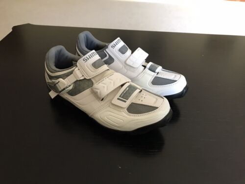New Shimano Torbay WM64 Womens Off Road Mountain Bike Shoes UK 6 In White/Grey