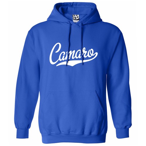 Camaro Script HOODIE | Z28 SS RS 67 68 69 70 71 73 Jersey Logo Hooded Sweatshirt - Picture 7 of 34