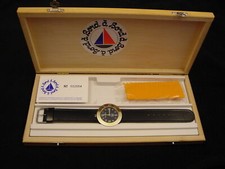 Wristwatch Bord a' Bord Uni-Sex Bronze Genuine Leather NOS 1980s France