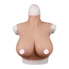 B-G Cup Silicone Breast Forms Breastplate Fake Boobs For Crossdresser Drag Queen