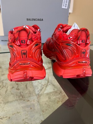 Balenciaga Caged Mesh Runner Shoes in Red , BNWB 43 EU | eBay