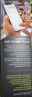 Smart Gear indoor/ Outdoor WiFi Smart Plug