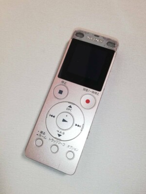 SONY ICD-UX560F Stereo IC Voice Recorders Silver 4GB MP3 Good | eBay