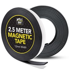 2.5M Magnetic Tape Self Adhesive 12mm x 2mm Flexible Anisotropic Strip Roll