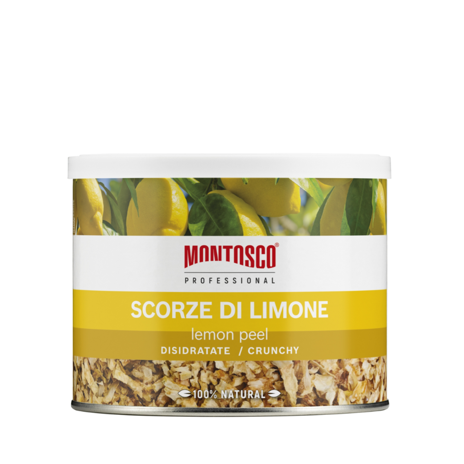 Scorzette di Limone Disidratate Montosco Professional Barattolo da 110 g Italia