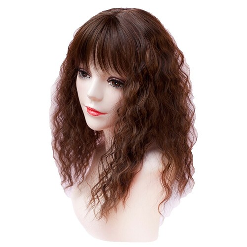 SEGO Extension Capelli Finti Ricci Stile Afro Fibre Marley Braiding Hair Kinky Curly Bulk Extensions Sintetiche Donna Bambina - Nero Scuro - Foto 11