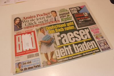 BILDzeitung 24.10.2023 Oktober Geburt Geburtstag Pocher Amira Oliver Faeser