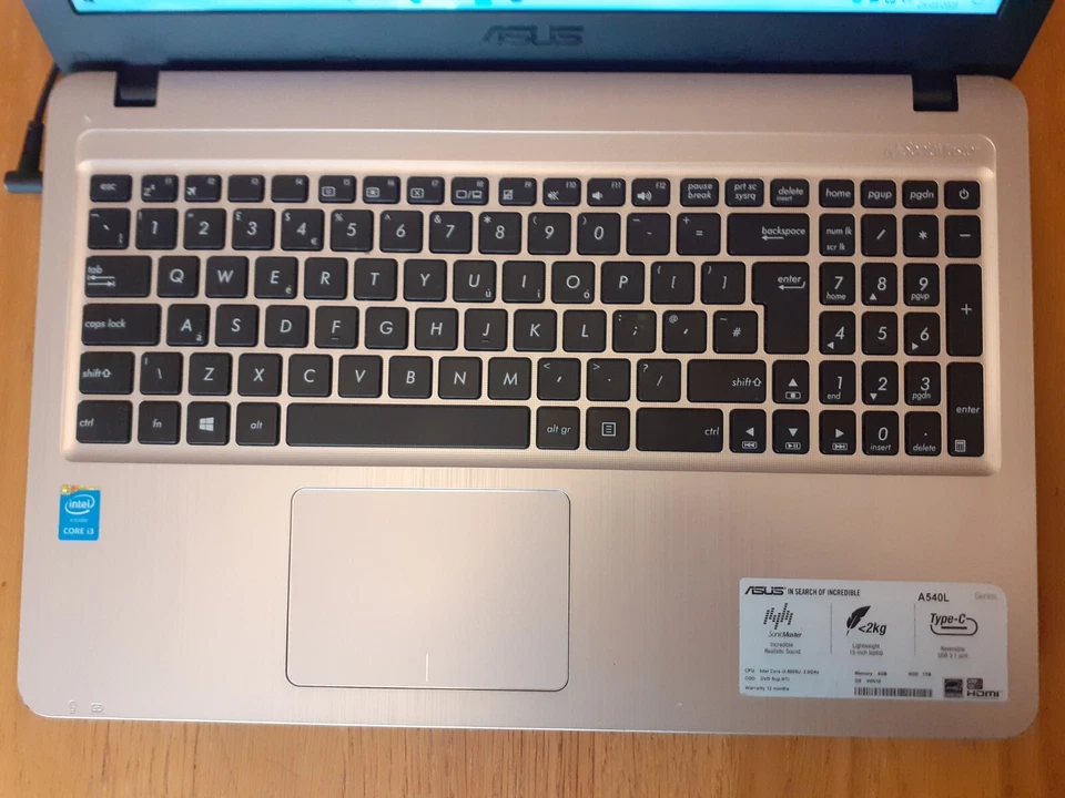 ASUS A540L i3-5005U - Image 2 of 4