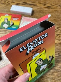 Elevator Action NES Nintendo CIB GENUINE Manual Box Order Form