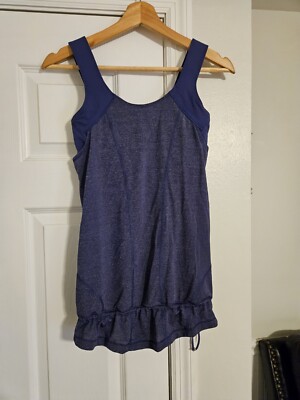 Lululemon Run For Your Life Size 4 Purple Tank Top