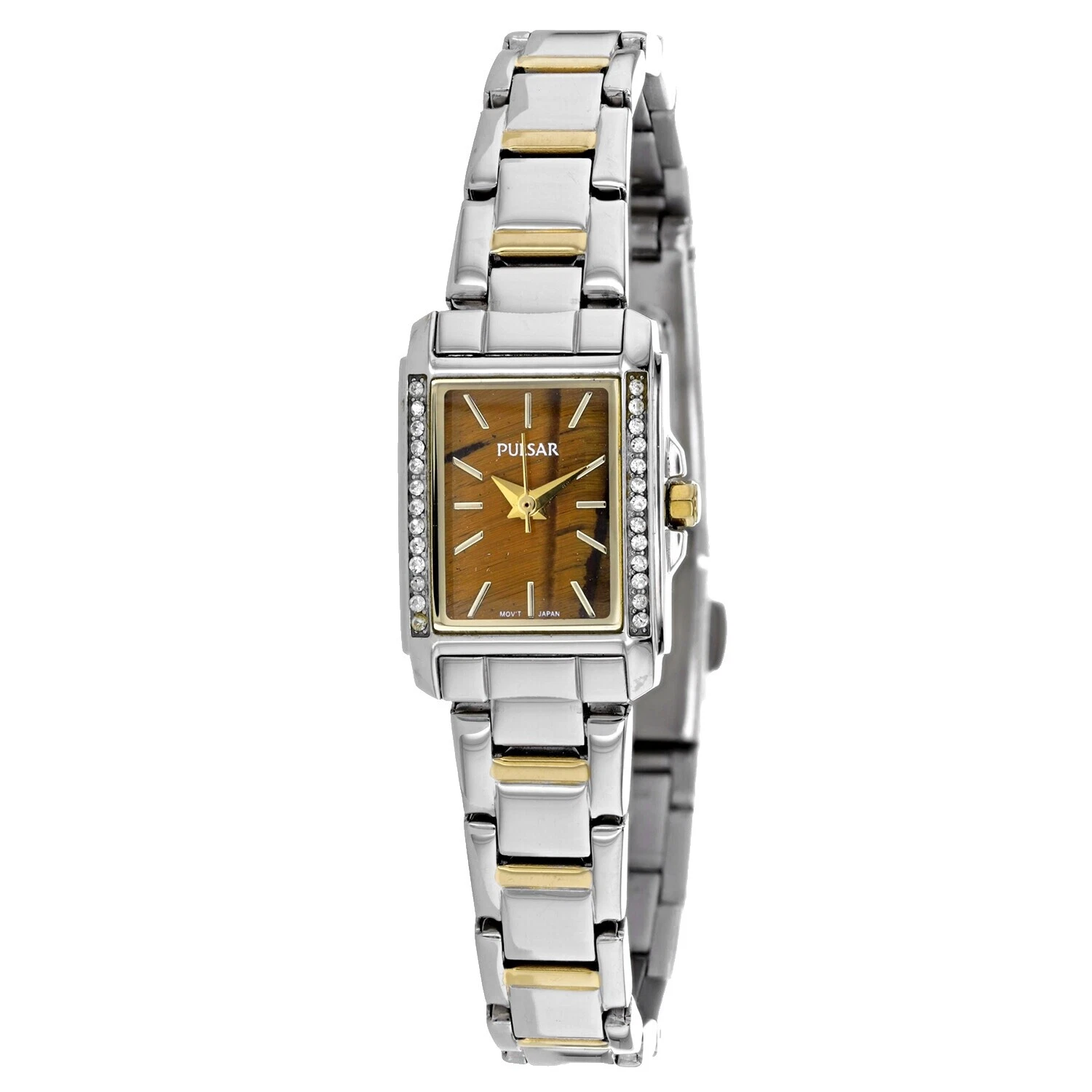 Pulsar 12-Hour Dial Stainless Steel Case Wristwatches