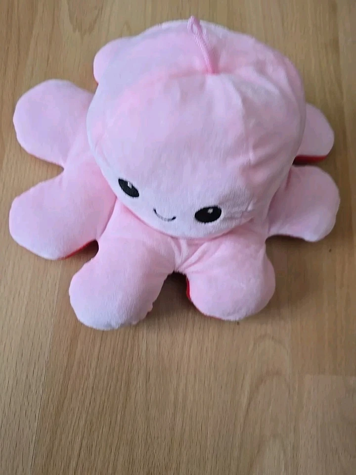 OKTEPUS Kuschel Tier Rosa  Rot STIMUNG  - Bild 3 von 4