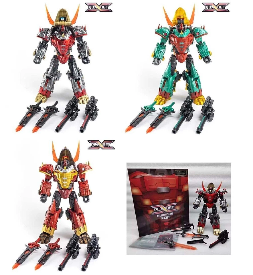 Planet X Slag PX-05 PX-05M PX-05G PX-05R Dinobot Quirinus  Action Figure Toy - Image 4 of 4