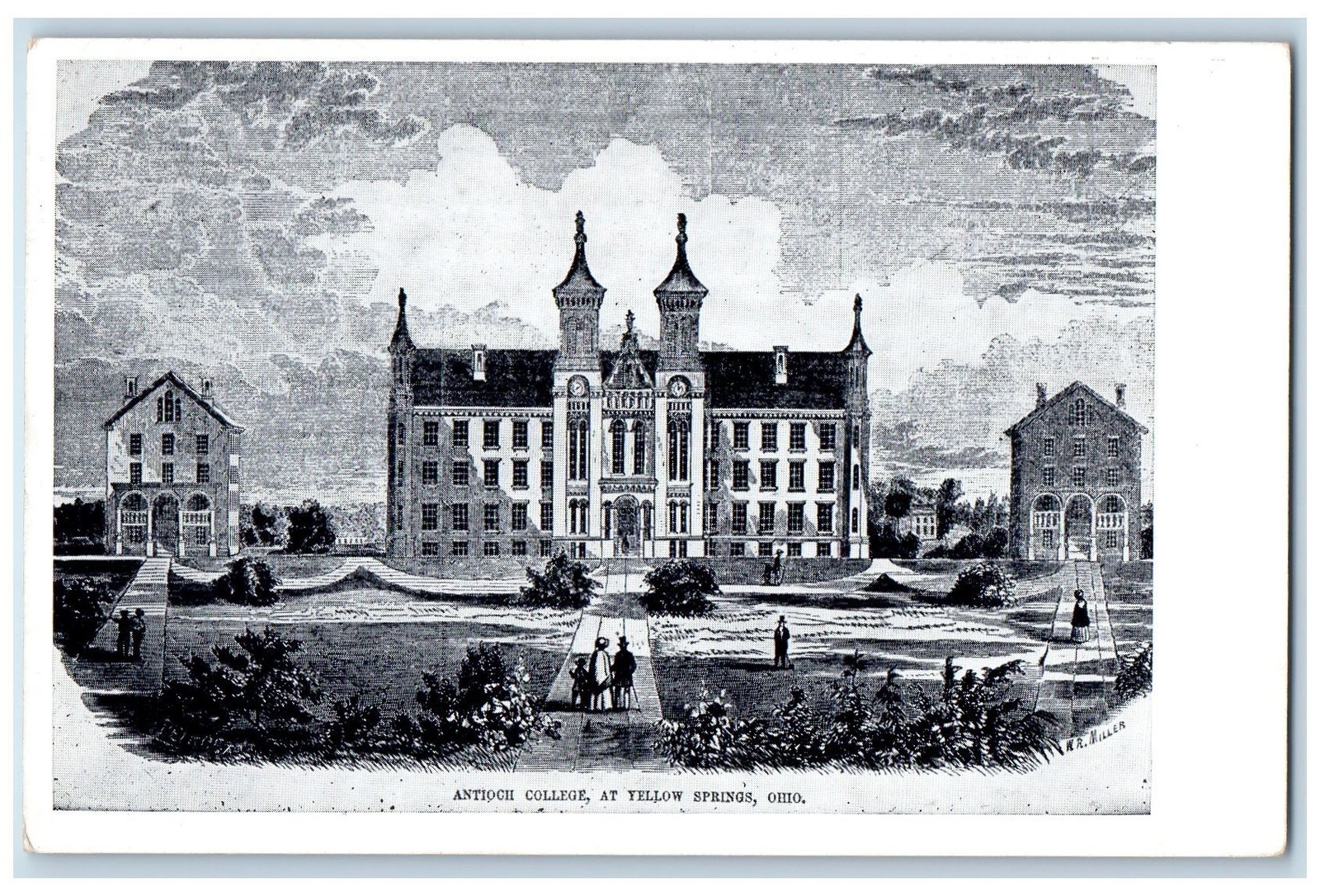 c1960's Antioch College At Yellow Springs Ohio OH Unposted Vintage Postcard eBay