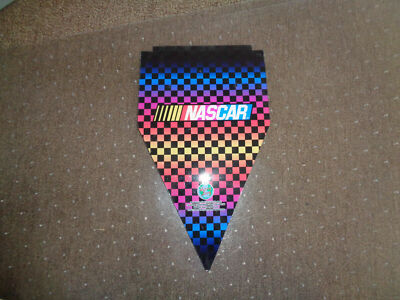 NASCAR coin pusher PLEXI WALL HANGER SIGN MARQUEE  arcade game part z cB16