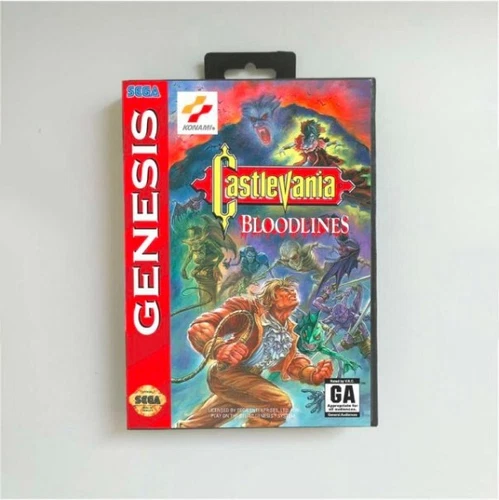 Castlevania : Bloodlines 16_bit rom Video Game Card for Genesis