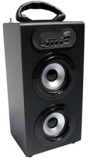 MOBILE BLUETOOTH LAUTSPRECHER - SOUNDBOX - BLACK-RADIO FM-AUX-USB-SD-MP3- BOX23