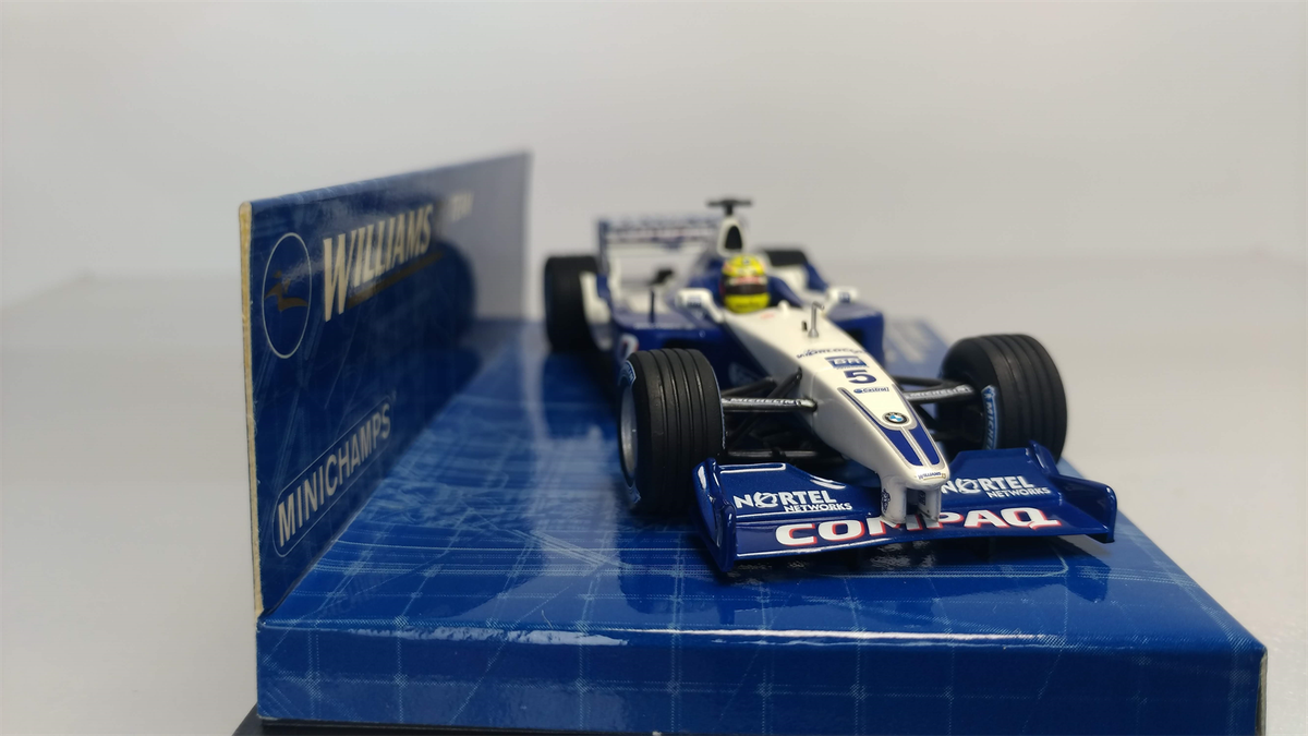 MINICHAMPS 1:43 Williams F1 BMW FW23 R.SCHUMACHER Blue / White New